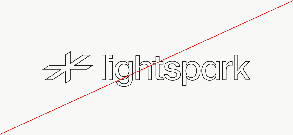 Outlined logo example